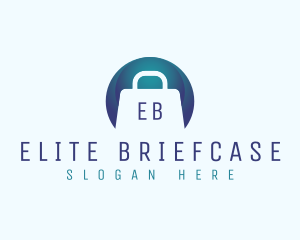 Briefcase Shopping Bag logo design