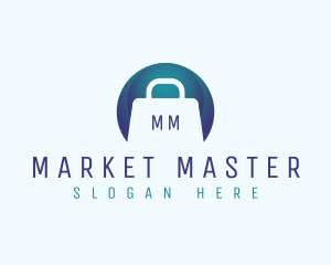 Briefcase Shopping Bag logo design