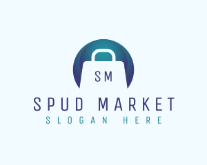 Briefcase Shopping Bag logo design