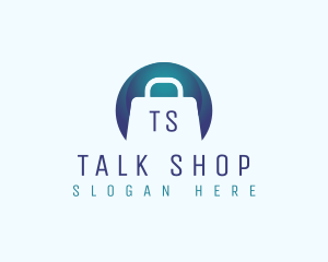 Briefcase Shopping Bag logo design