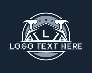 Roofing Hammer Builder Logo