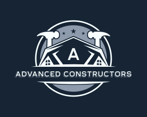 Roofing Hammer Builder logo design