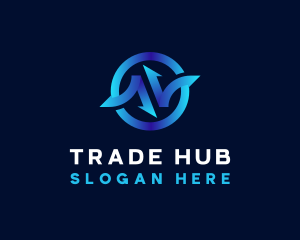 Trading Growth Arrow logo