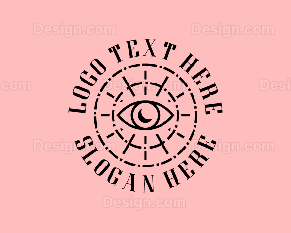 Boho Eye Holistic Logo