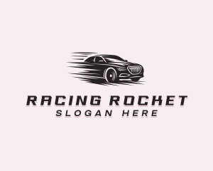 Racer Automobile Car logo design