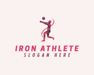 Volleyball Sports Training logo design