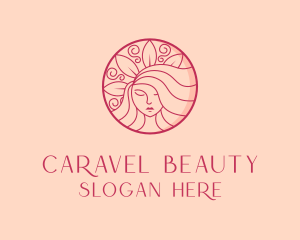 Beauty Woman Hair Salon logo design