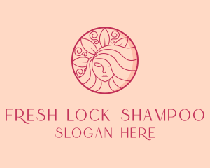 Beauty Woman Hair Salon logo design