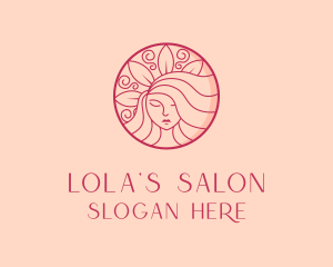 Beauty Woman Hair Salon logo design