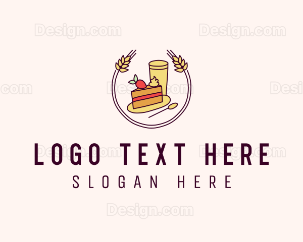 Pastry Cake & Coffee Logo