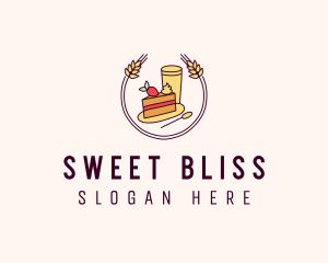 Pastry Cake & Coffee  logo design