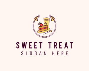 Pastry Cake & Coffee  logo design