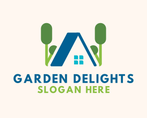 Landscaping Yard Housing logo design