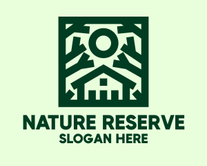 Green Nature House  logo design