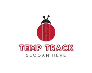 Ladybug Road Track logo design