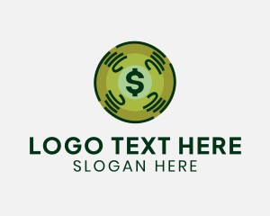 Dollar Crypto Currency Money logo