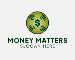 Dollar Crypto Currency Money logo design