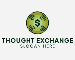 Dollar Crypto Currency Money logo design