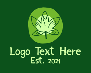 Marijuana Leaf Plantation  logo