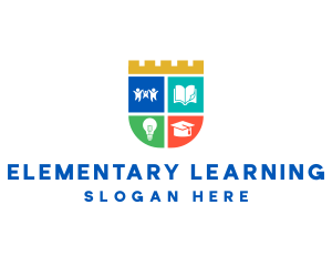 Preschool Learning Education logo design