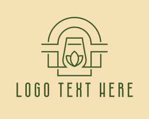 Fermented - Fermented Leaf Kombucha logo design