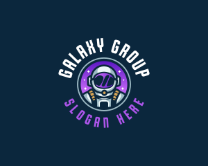 Galaxy Gaming Astronaut logo