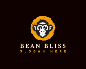 Coffee Bean Monkey logo design