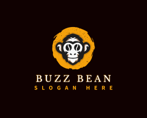 Coffee Bean Monkey logo design