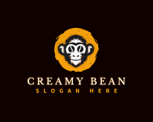 Coffee Bean Monkey logo design