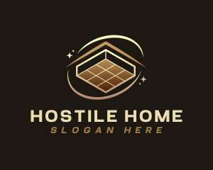 Home Floor Tiles logo design