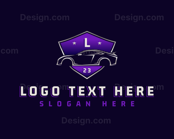 Sports Car Vehicle Logo