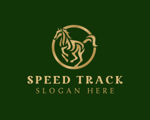 Wild Stallion Horse logo