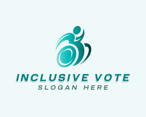 Wheelchair Disability Foundation  logo design