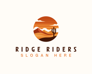 Tropical Sahara Desert logo design