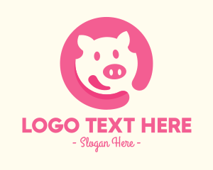 Pink Pig Pork logo