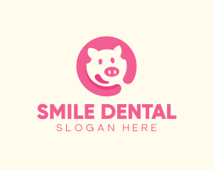 Pink Pig Pork logo design