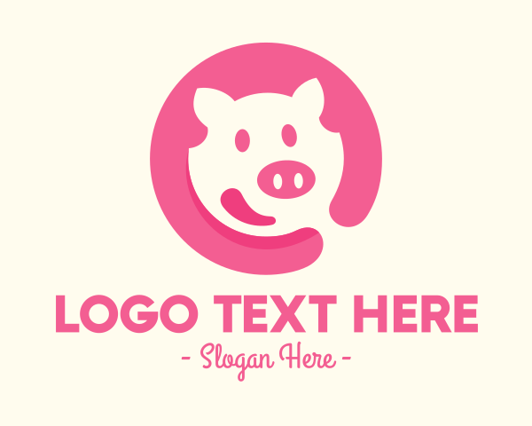 Happy Animal logo example 3