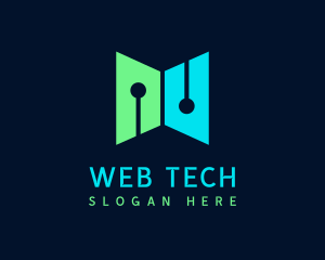 Digital Tech Book logo design