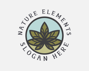 Natural Organic Cannabis logo design