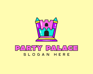 Kiddie Bounce Palace logo design