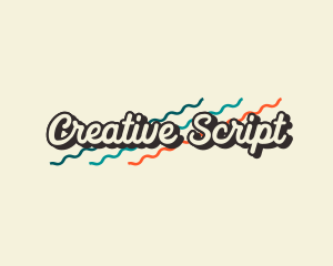 Fancy Hipster Script logo design