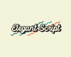 Fancy Hipster Script logo design