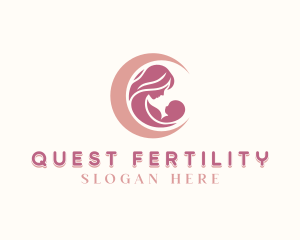 Parenting Mother Infant logo design