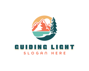 Mountain Tree Island logo design