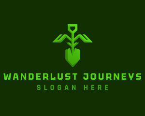 Shovel Plant Leaf logo