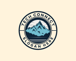 Outdoor Mountain Adventure Logo