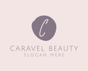 Feminine Watercolor Makeup Brand  logo design