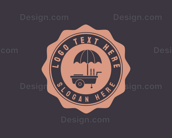 Ice Cream Cart Logo