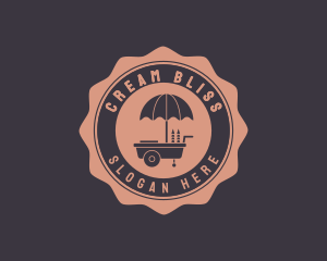 Ice Cream Cart  logo design