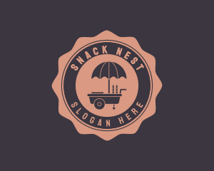 Ice Cream Cart  logo design